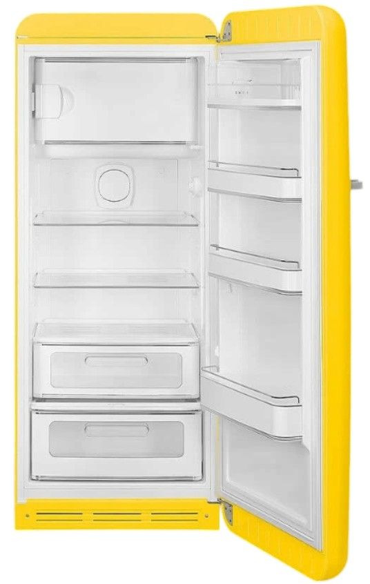 Smeg 50's Retro Style 9.9 Cu. Ft. Yellow Compact Refrigerator-1