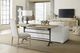 Hooker® Furniture Ciao Bella Flaky White Flip-Top Console Table with Aged Iron Base-1