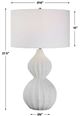 Uttermost® Antoinette White Table Lamp-2