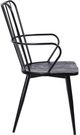 Armen Living Parisa Black Side Chair-1