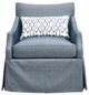 Vanguard® Furniture Vanguard Gulley Judges Indigo Swivel Glider-0