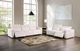 Furniture of America® Treharris White Power Reclining Loveseat-2