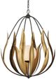 Currey & Company Aged Steel/Brass Endymion Chandelier-4