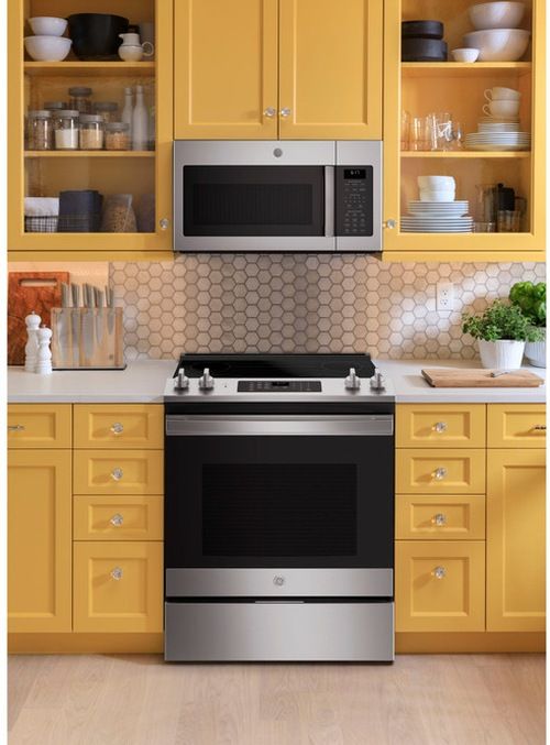 GE® Series 1.7 Cu. Ft. Stainless Steel Over The Range Sensor Microwave-6