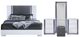 Global Furniture USA Ylime 2-Piece Smooth White King Upholstered Panel Bedroom Set with LED-0