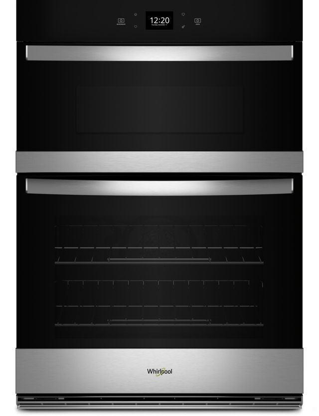 Whirlpool® 27" FingerPrint Resistant Stainless Steel Oven/Microwave Combination Electric Wall Oven-0