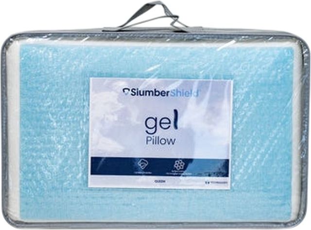SlumberShield® Blue Cool Gel Queen Pillow-2