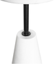 Moe's Home Collection Foundation White Concrete Outdoor Accent Table with Metal Base-3
