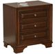 Furniture of America® Brandt Brown Cherry Nightstand-0
