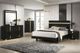 Furniture of America® Lillestrom 4-Piece Black/Gold Queen Bedroom Set-0