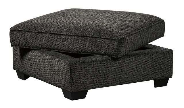 Benchcraft® Charenton Charcoal Storage Ottoman-1