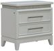 Liberty Furniture Reflections Pearl White Nightstand-0