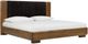 Modus Furniture Boka Black/Impala Queen Upholstered Platform Bed-0