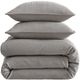 HiEnd Accents 3-Piece Taupe Chenille King Comforter Set-0
