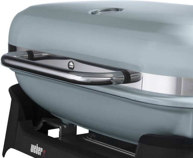 Weber® Lumin 26" Ice Blue Tabletop Electric Grill-3