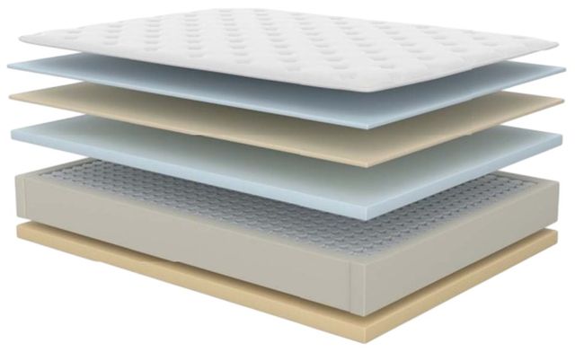 Symbol® Ultimate Luxury Darrell 14" Wrapped Coil Medium Pillow Top Queen Mattress-2