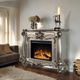 ACME Furniture Versailles Antique Platinum Fireplace-1