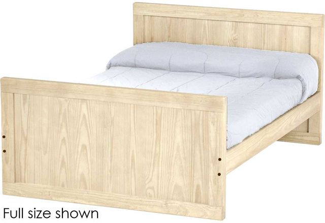 Crate Designs™ Furniture Unfinished Full Youth Panel Bed-0