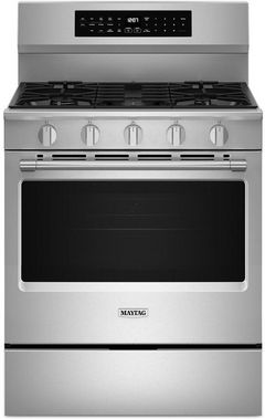Maytag® 30" Fingerprint Resistant Stainless Steel Freestanding Gas Range