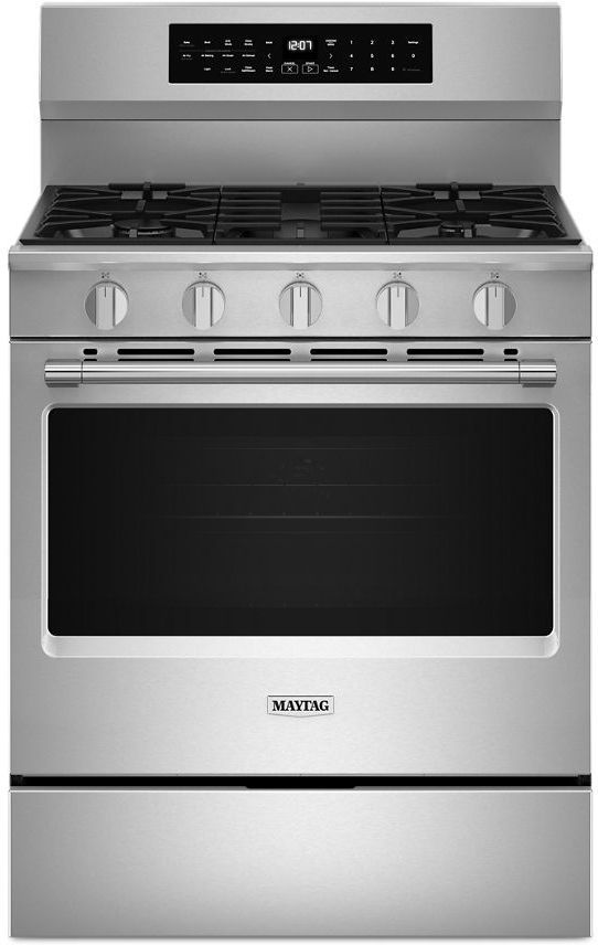 Maytag® 30" Fingerprint Resistant Stainless Steel Freestanding Gas Range-0