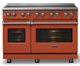 Viking® 5 Series 48" Spiced Cider Pro Style Induction Range with Polished Chrome Trim-4