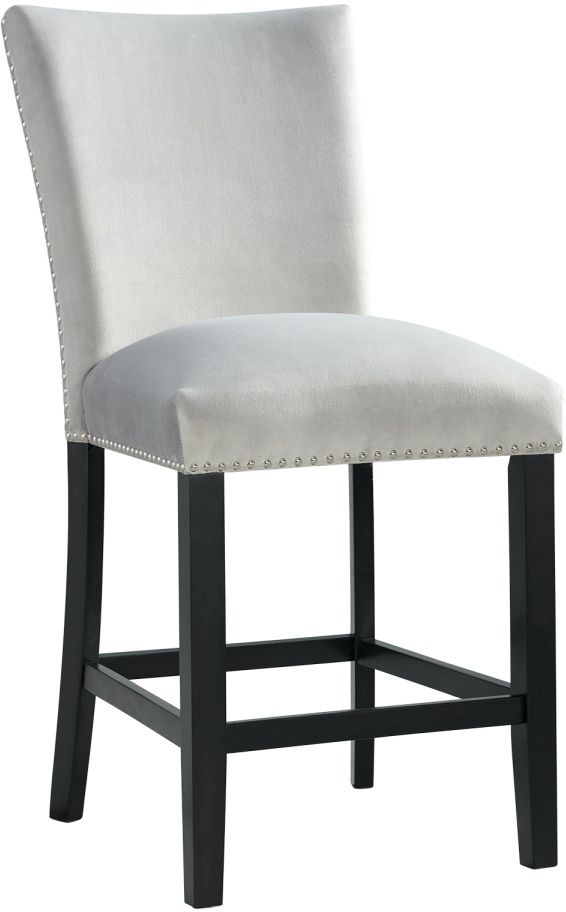 Elements International Francesca Gray Counter Stool-0
