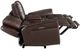 Elements International Pantera Palais Dark Brown Power Reclining Loveseat-3