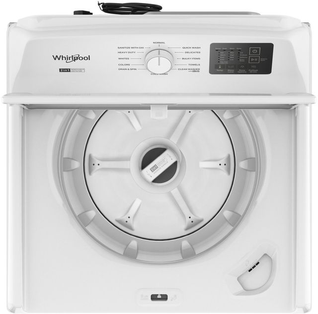Whirlpool® 4.2 Cu. Ft. White 2-in-1 Removable Agitator Top Load Washer-1