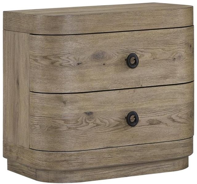 Bernards Pagosa Brown Large 2-Drawer Nightstand-0