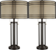Signature Design by Ashley® Hanswell 2-Piece Dark Brown Table Lamp Set-0