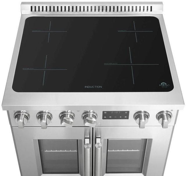 FORNO® Torino 30" Stainless Steel Pro Style Induction Range-2