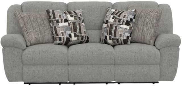 Catnapper® Trifecta Fawn/Nature Manual Reclining Sofa with Drop Down Table-1