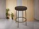 International Furniture Direct Frida Brown/Gold Counter Stool-1