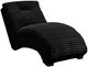 Elements International Dominick II Black Chaise-0