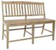Jofran Inc. Carlyle Crossing 6-Piece Brown Trestle Counter Height Table Set-2