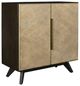 Uttermost® Reina Dark Walnut/Light Wood Cabinet-0