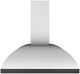 Vent-A-Hood® 36" Stainless Steel with Mirror Stainless Steel Wall Mounted Range Hood-0