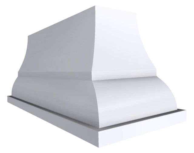 Vent-A-Hood® Designer Series 66" White Island Range Hood-1