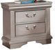 Furniture of America® Claudia Silver Nightstand-0