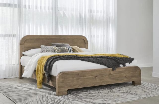 Modus Furniture Kione Lioness Queen Panel Bed-1