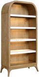 Bernards Tapestry Beige Marble Shelf Bookcase-0
