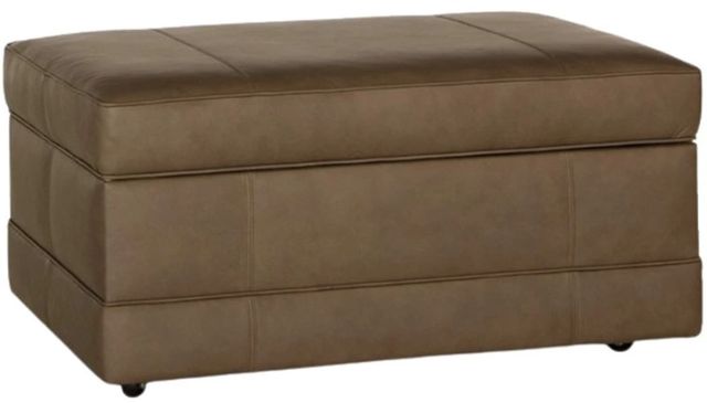 Smith Brothers Customizable 900 Leather Storage Ottoman with Baseband-0