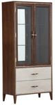 Michael Amini® Houston Walnut Display Cabinet-0