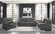 Mazin Furniture Michigan Dark Gray Upholstered Accent Chair-3