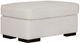 Kevin Charles Fine Upholstery® Austin Sugarshack Glacier Ottoman-0