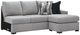 Benchcraft® Lakepoint 2-Piece Nickel Right-Arm Facing Sectional and Chaise-2