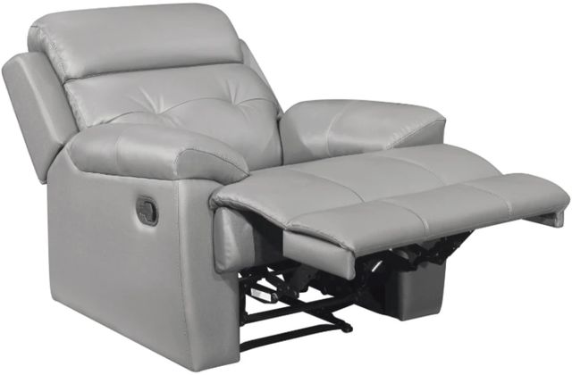 Homelegance® Lambent Silver Gray Manual Recliner-4