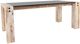 Canadel Customizable Loft Glass Top Rectangular Table with Natural Washed Base-3