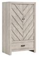 Crown Mark Valor White Armoire-0