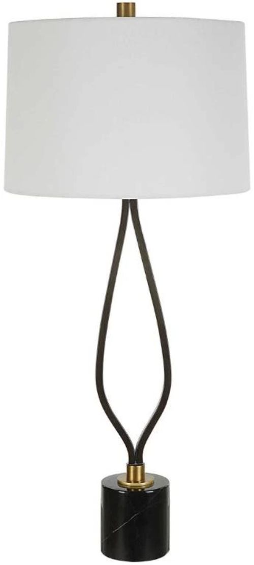 Uttermost® Separate Rustic Black Table Lamp-0